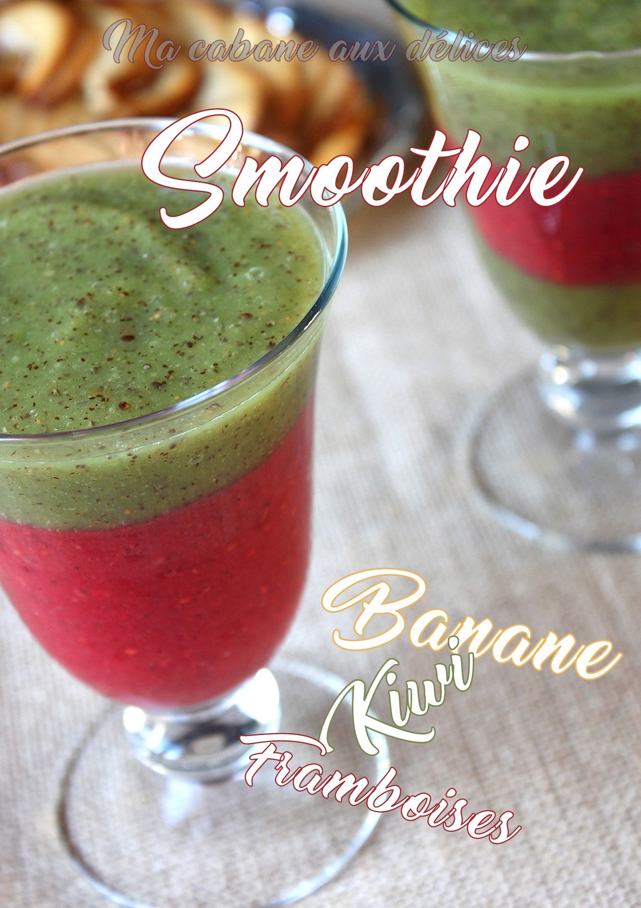 Recette smoothie au blender kiwi banane