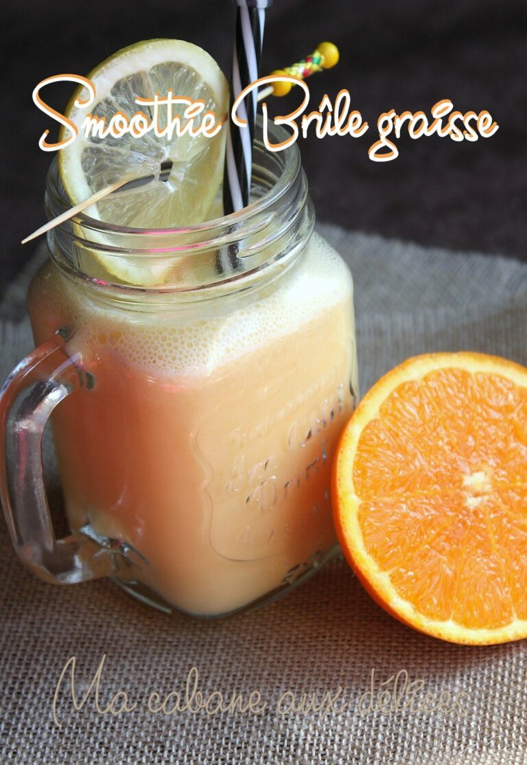 Recette smoothie minceur orange citron