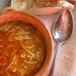 Soupe de lentilles et vermicelles sans viande