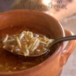 Soupe de lentilles et vermicelles sans viande