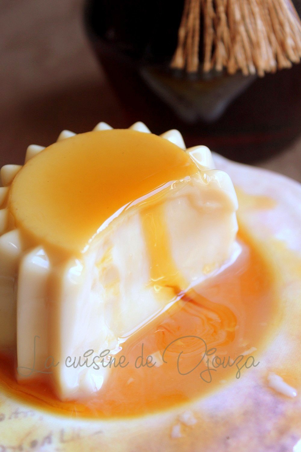 Flan au caramel sans oeufs