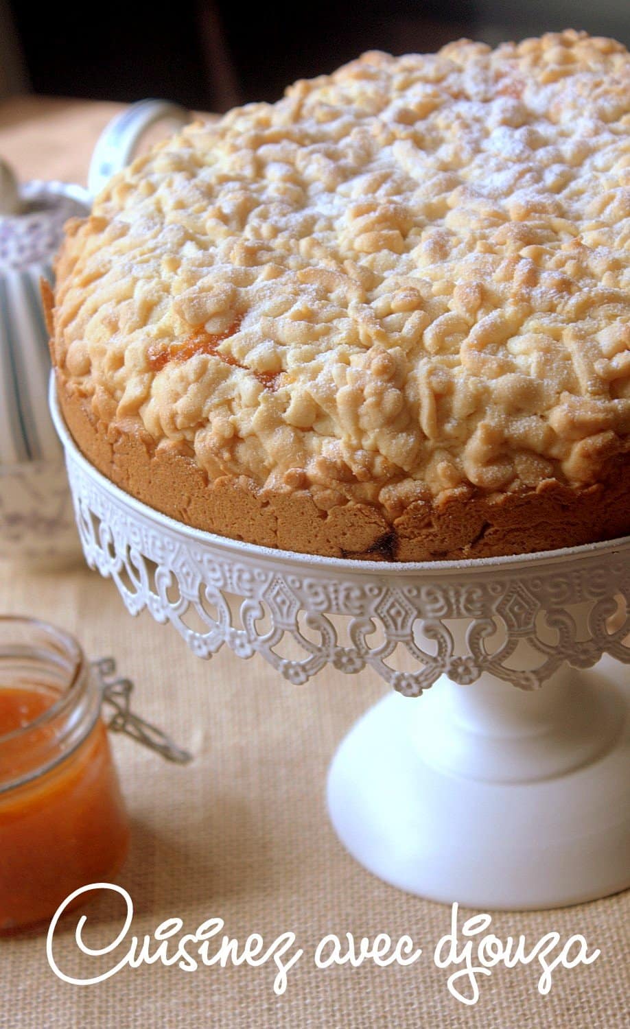 Gateau à la confiture d'abricots mderbel algérien