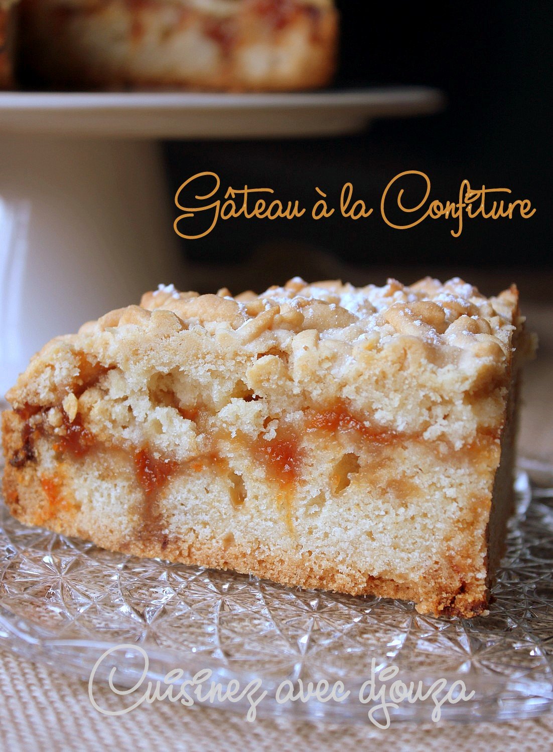 Recette de gâteau Mderbel algérien à la confiture d'abricots