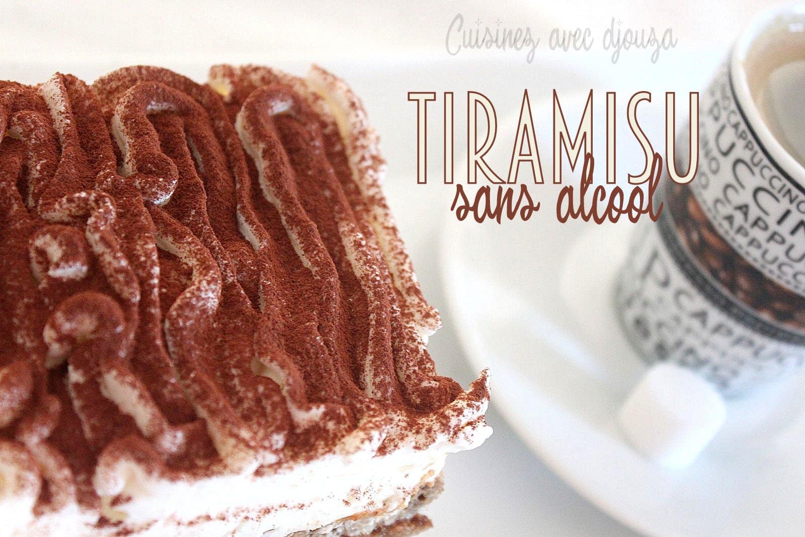 Tiramisu café sans alcool