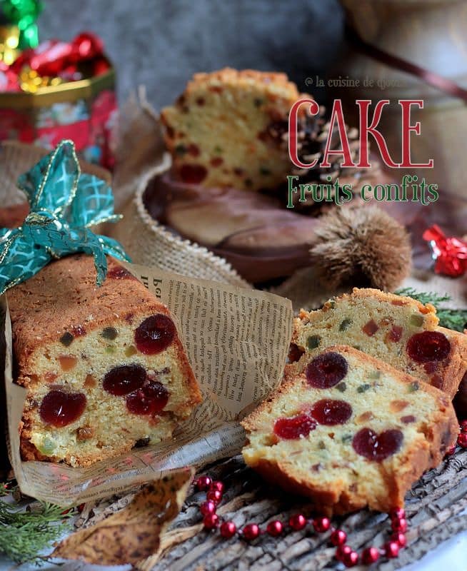 Cake aux fruits confits de Sophie Dudemaine