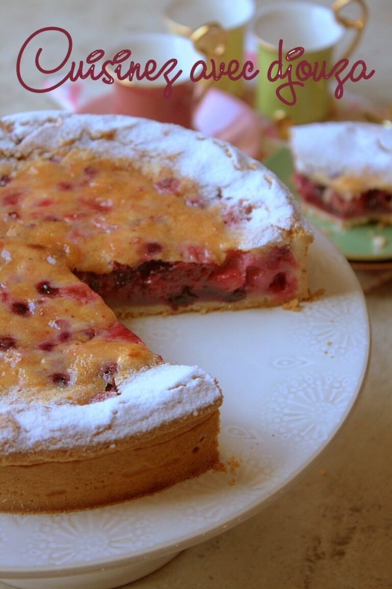 Tarte aux fruits rouges surgelés