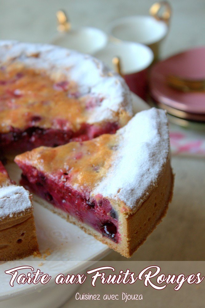 Tarte aux fruits rouges surgelés