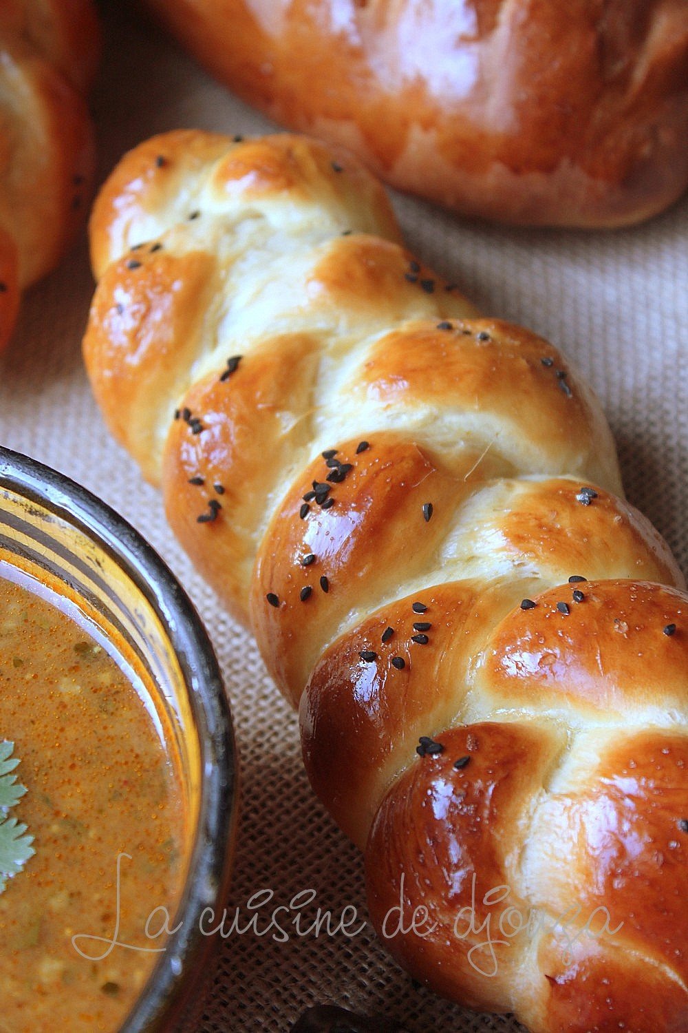 pain brioché salé au lait caillé (lben)