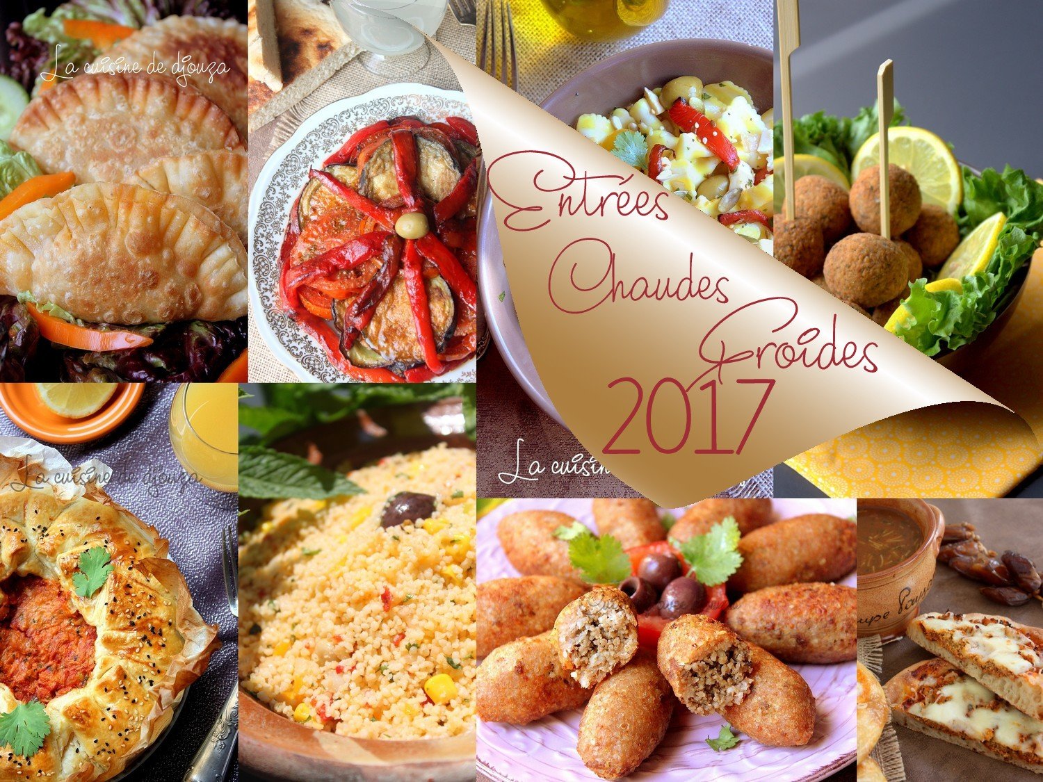 Entrées chaudes froides ramadan 2017