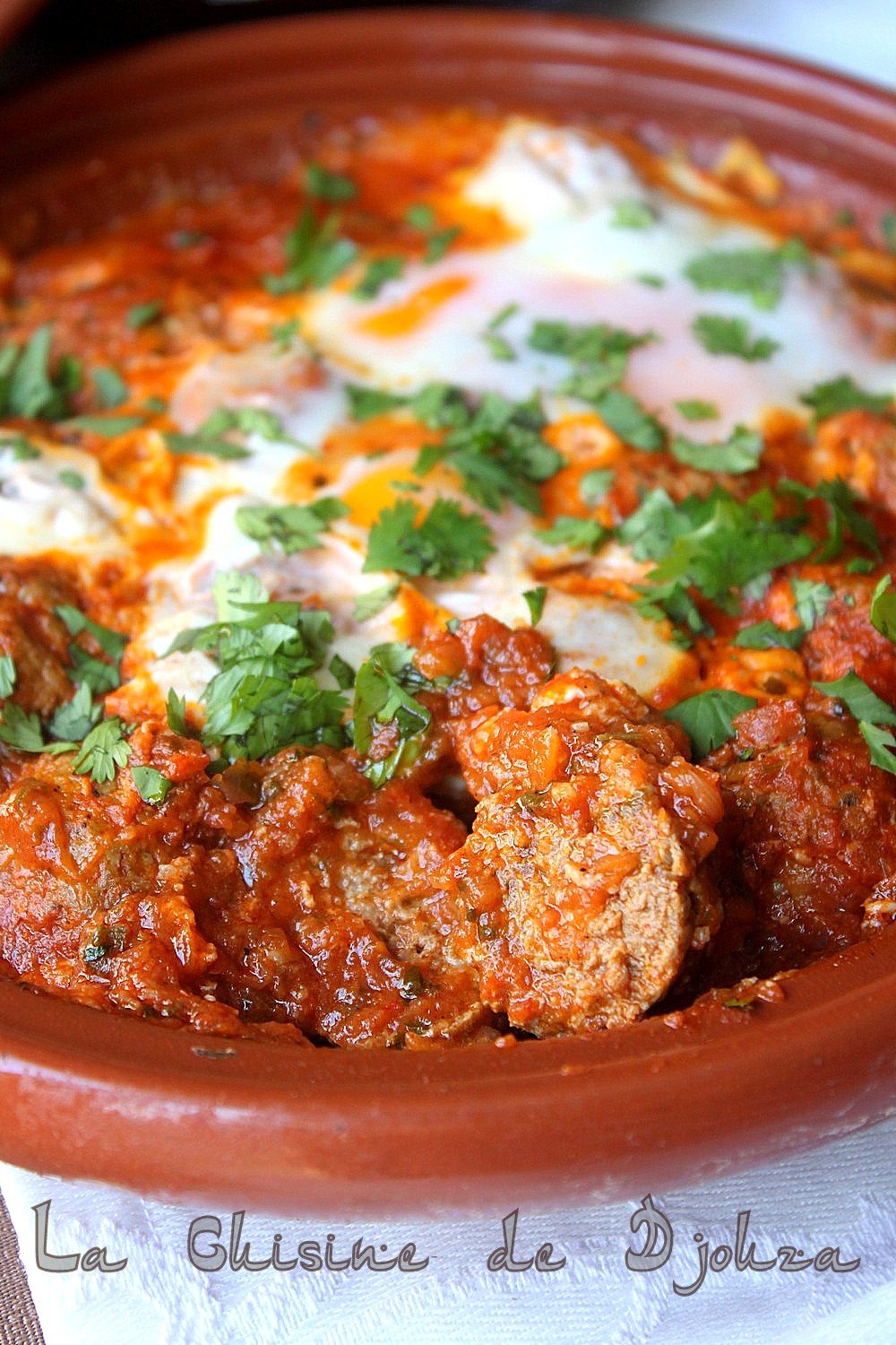 Tajine de boulettes kefta marocaine