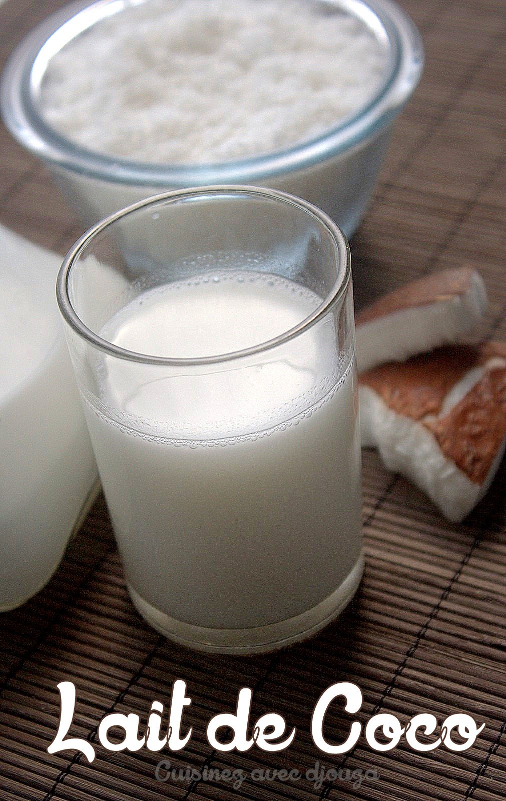 Lait de coco maison facile