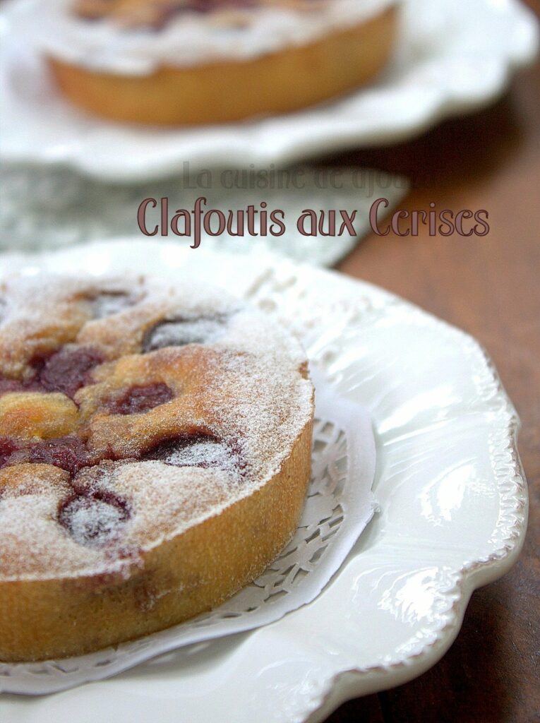 Petit clafoutis aux cerises sans beurre