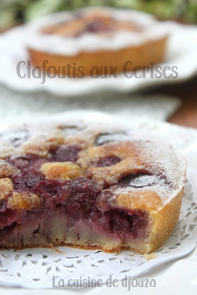 Petit clafoutis aux cerises sans beurre