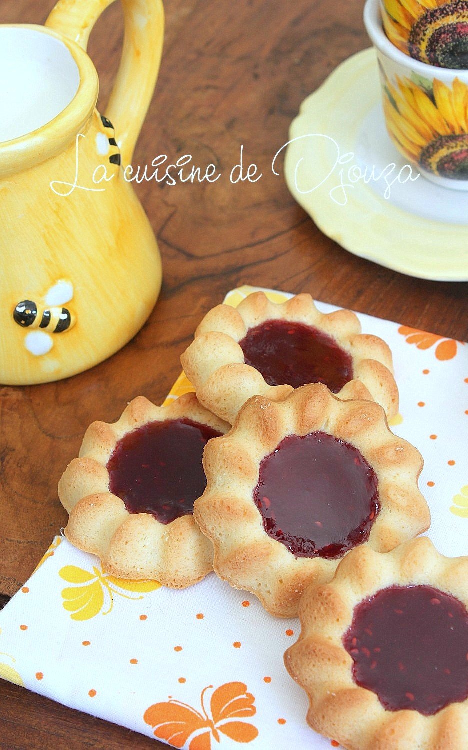 Sables confiture et chocolat rapide et facile à faire