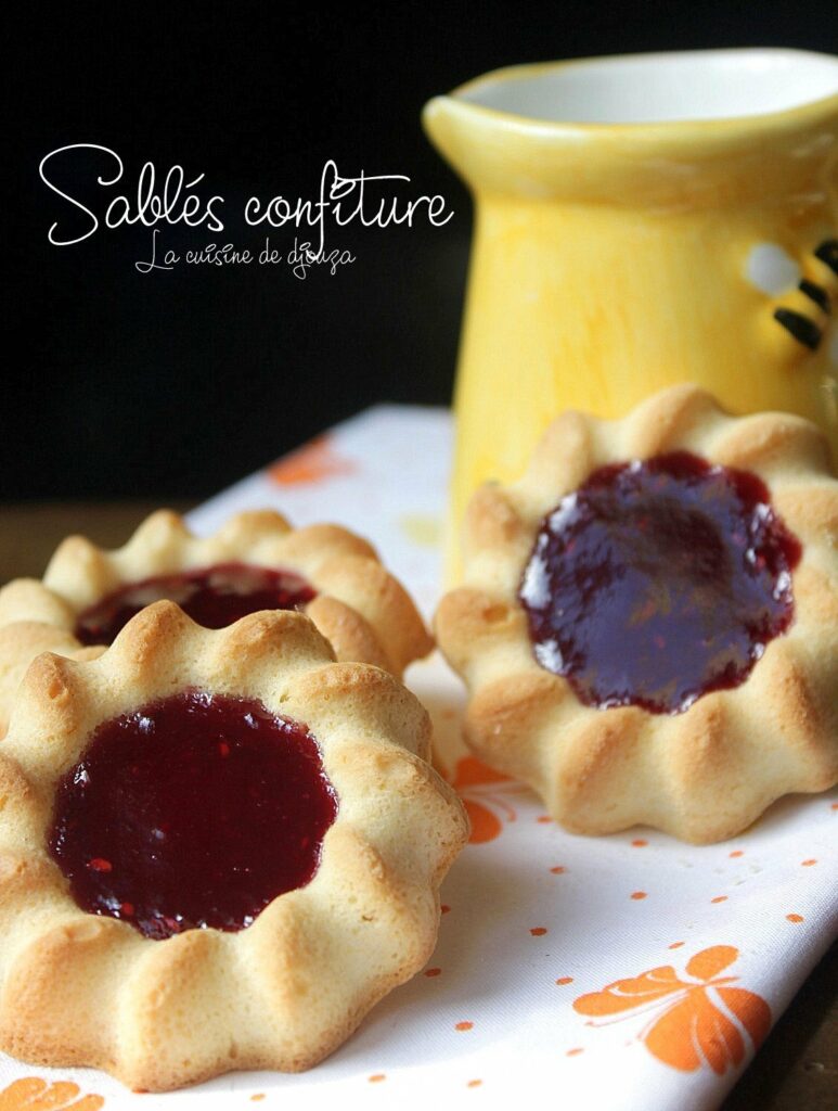 Sables confiture et chocolat rapide et facile à faire