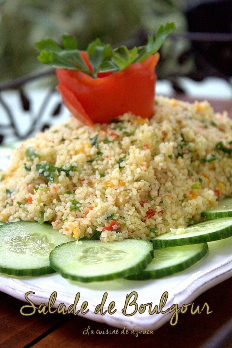 Salade froide de boulgour façon tabboulé