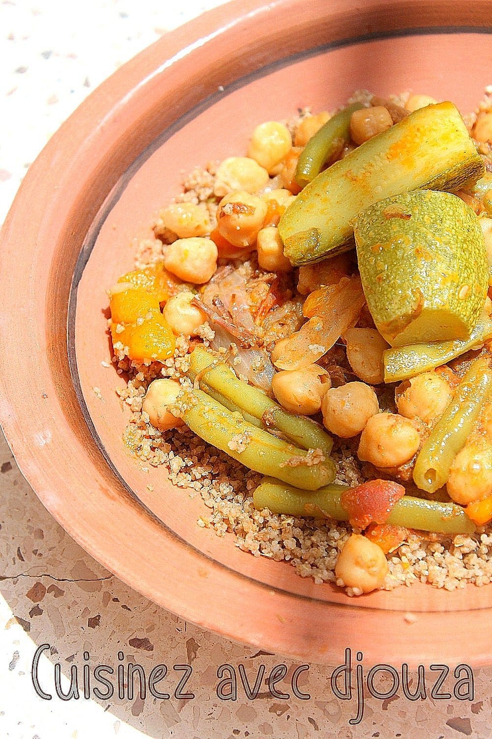 Couscous d'orge aux légumes de kabylie