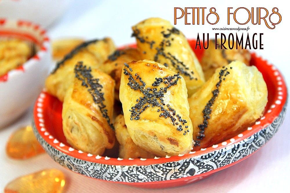 petits fours salés feuilletés au fromage