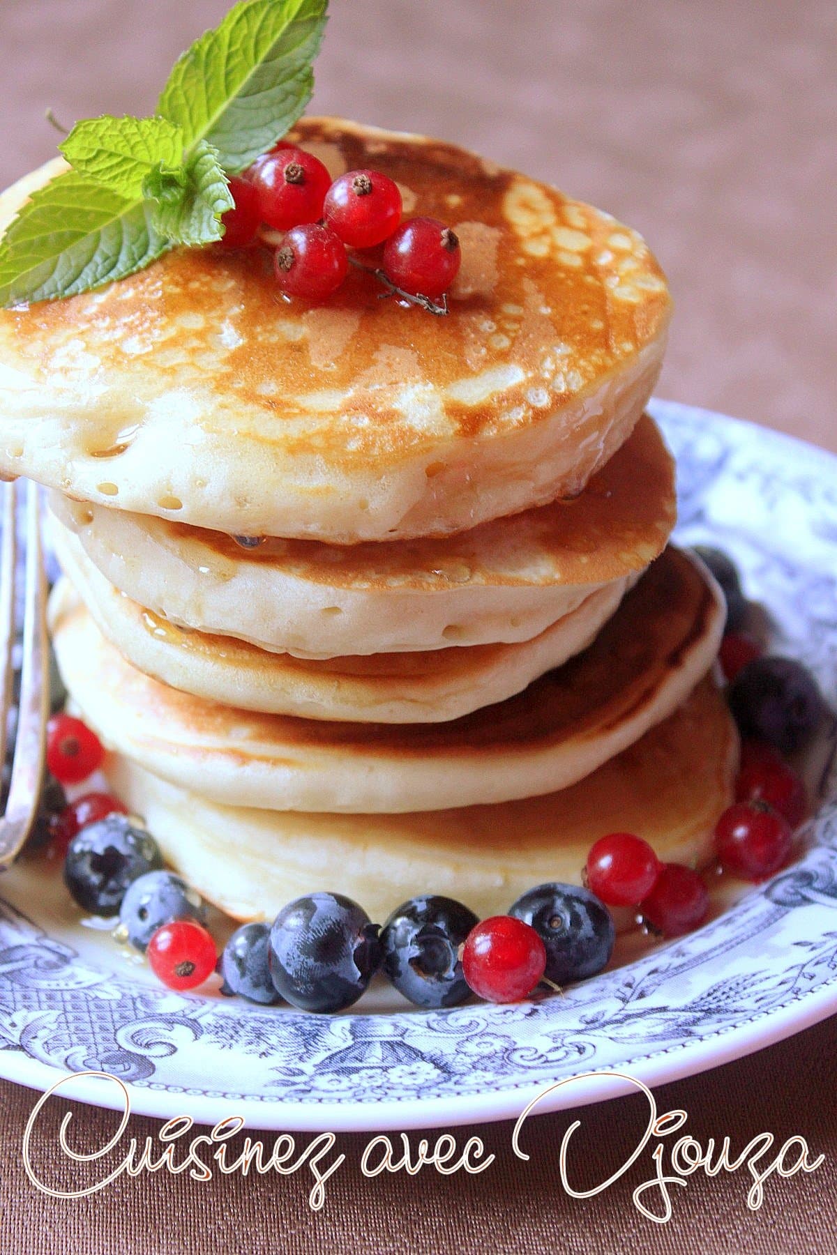 Pancakes rapides et faciles sans oeuf et sans lait