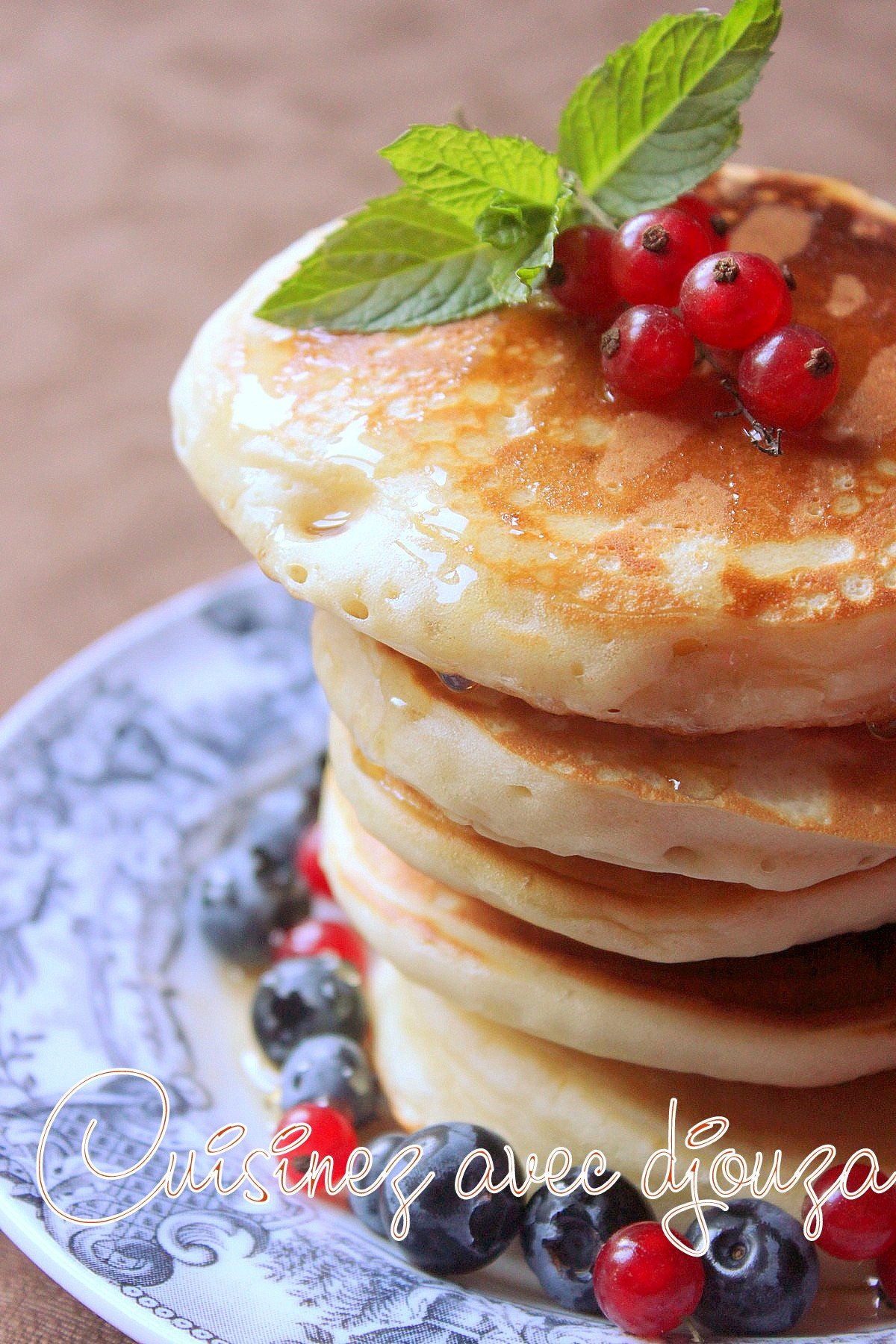 Recette de pancakes moelleuses sans oeufs