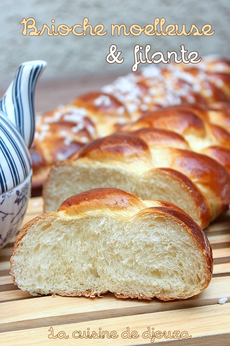 Brioche extra moelleuse et filante facile