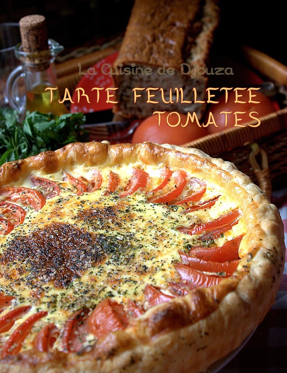 tarte tomates mozzarella pâte feuilletée