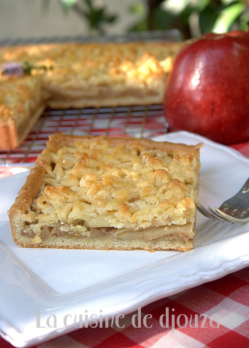 tarte gourmande pommes poires caramel beurre salé