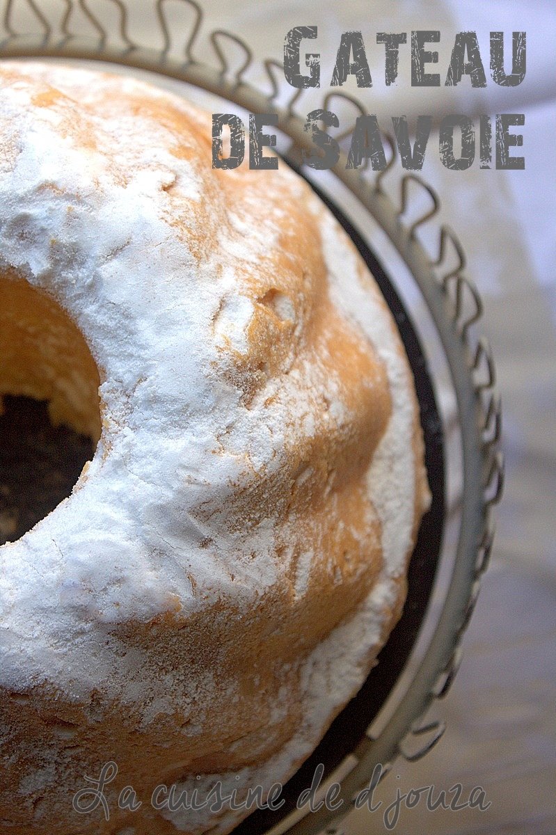 Gateau ou biscuit de savoie très moelleux et léger à la maizena