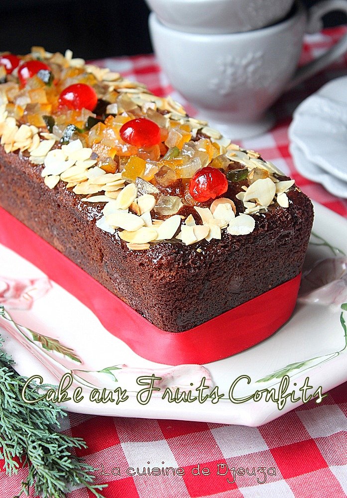 Cake moelleux aux fruits confits