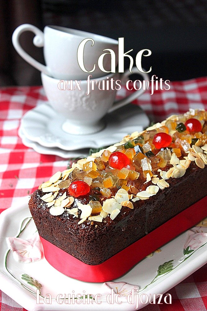 Cake moelleux aux fruits confits