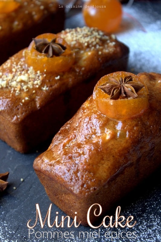 mini cake aux épices et pommes