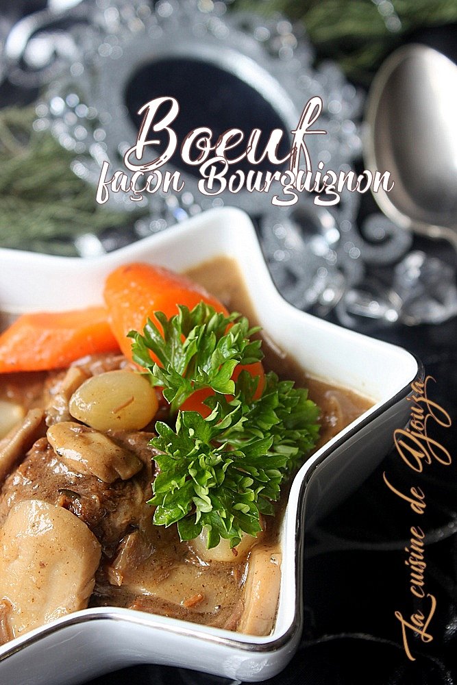 Recette de boeuf façon bœuf bourguignon