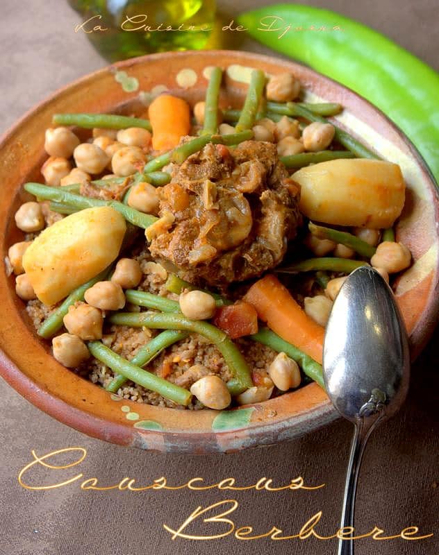 Couscous kabyle aux haricots