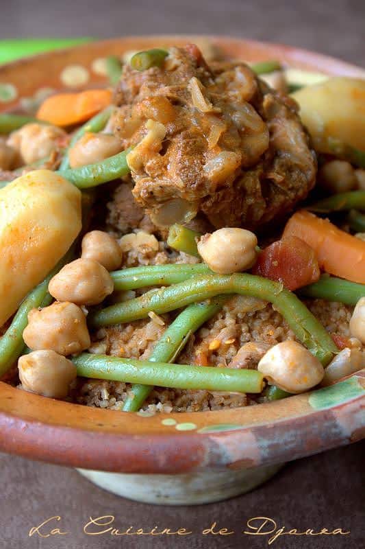 Couscous berbere à l'orge fait maison