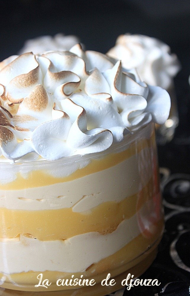 tiramisu au lemon curd et meringue italienne