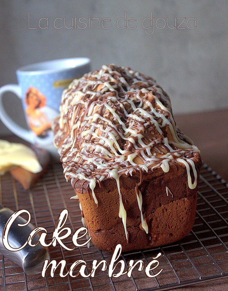 Recette cake marbré chocolat facile