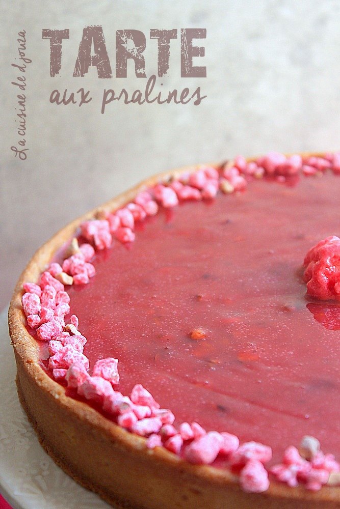 Tarte aux praline spécialité lyonnaise