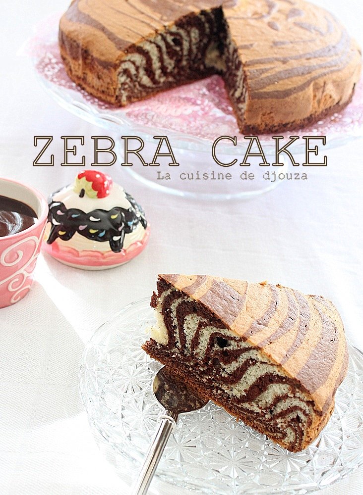 Gâteau zebré ou zebra cake