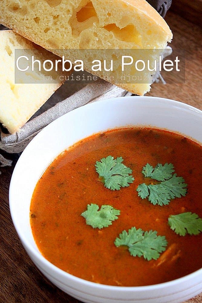 Chorba au poulet recette algérienne