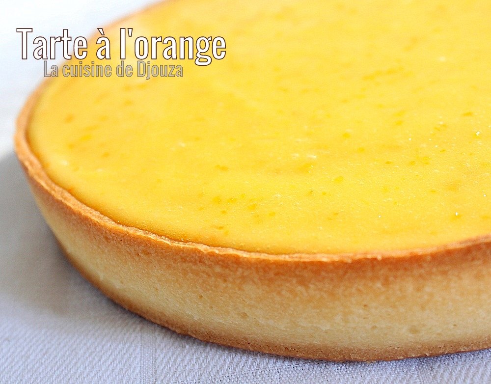 Tarte crémeuse à l'orange