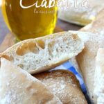 Pain ciabatta, pain italien sans levain