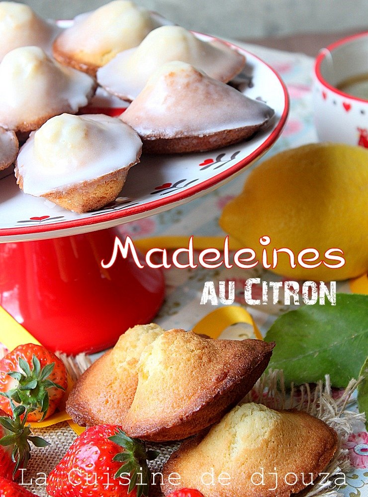 Madeleines dodues au citron