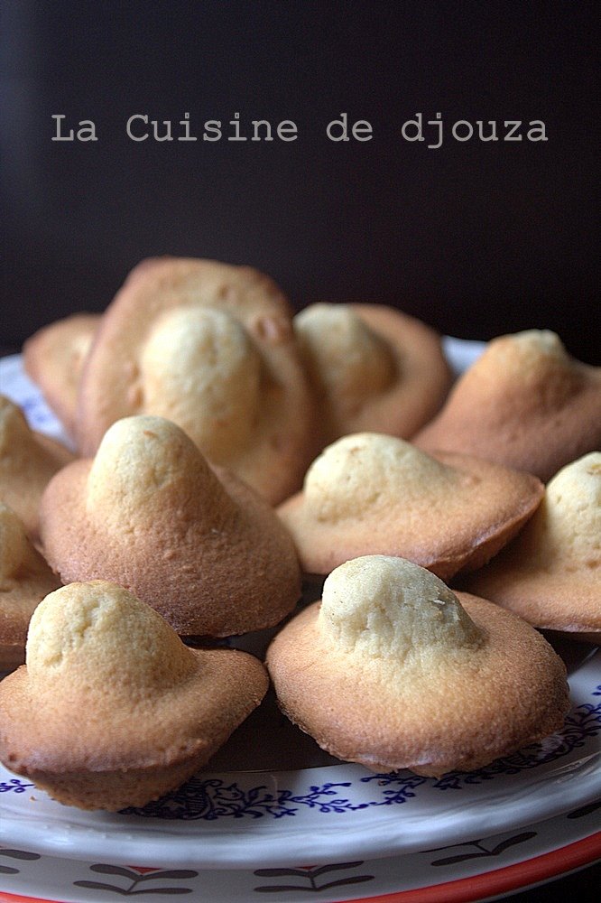 Madeleines au citron moelleuses et dodues