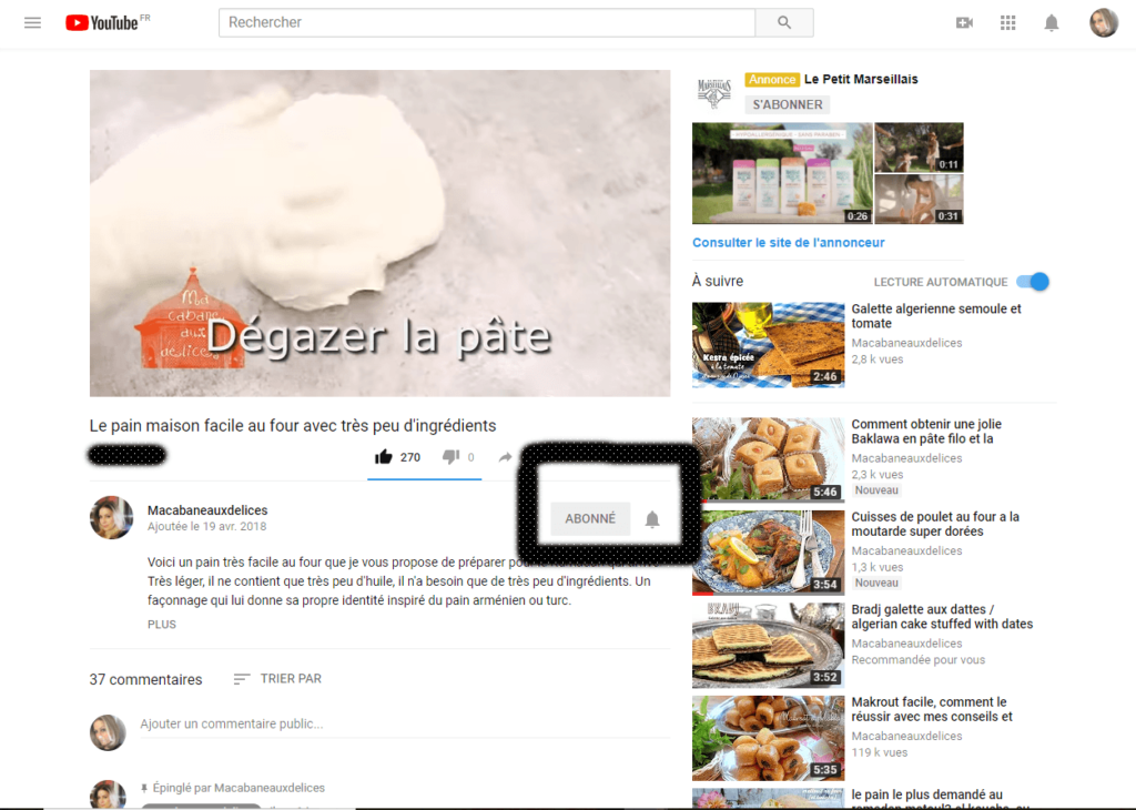 chaine youtube djouza s'abonner