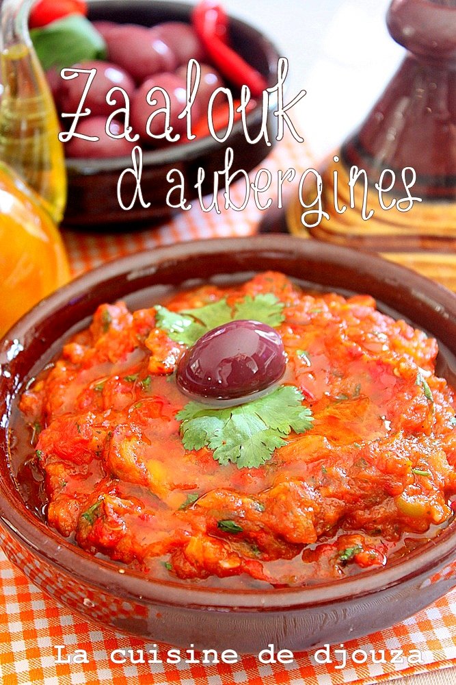 zaalouk salade d'aubergines marocaine