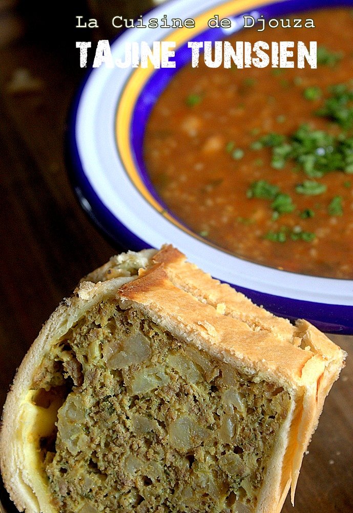 Tajine tunisien roulé en croûte