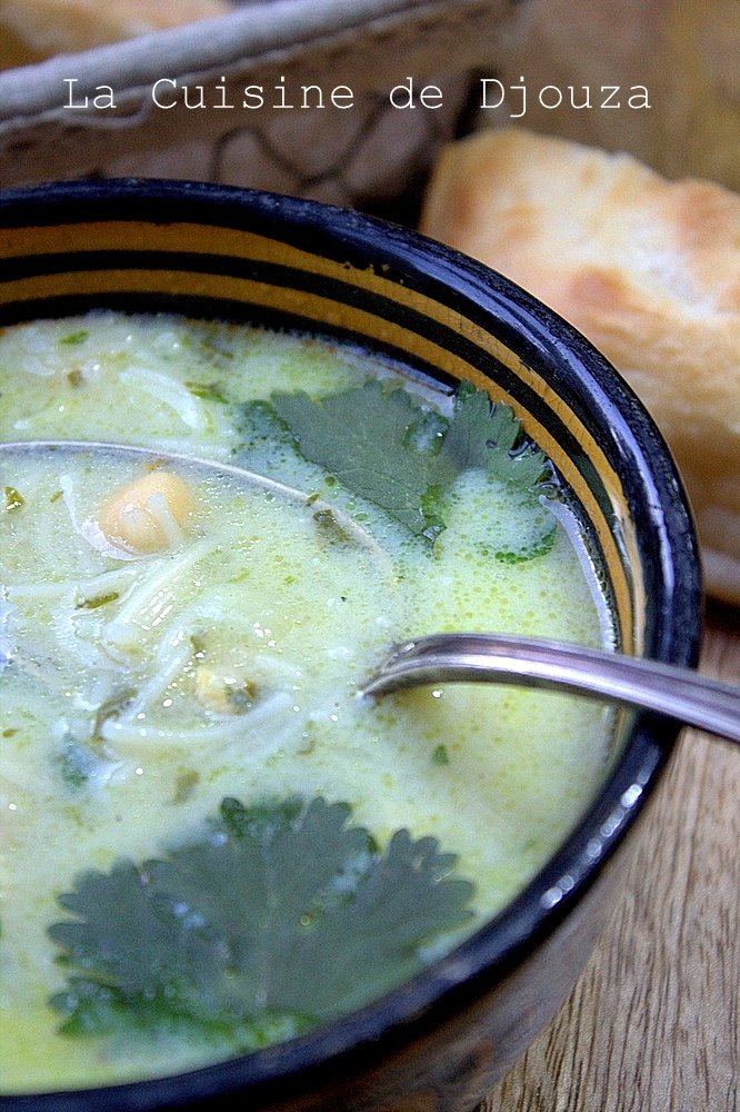 (soupe algéroise au poulet)