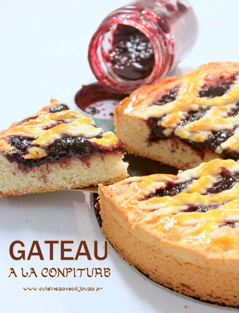 gateau algerien à la confiture mderbel