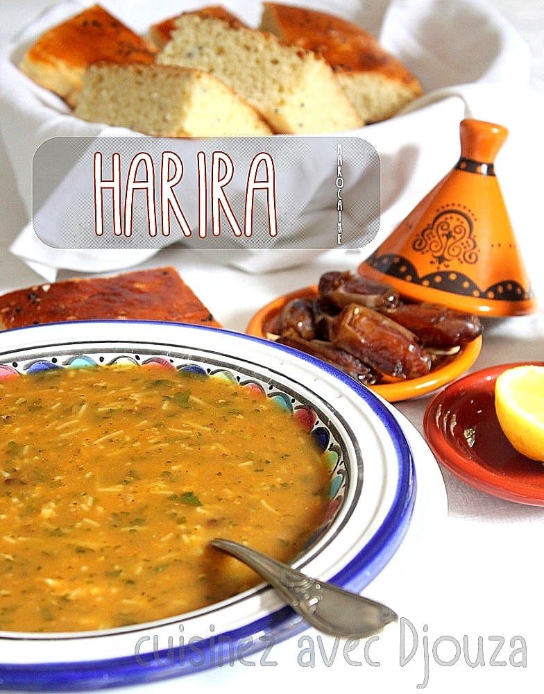 Soupe harira marocaine traditiionnelle