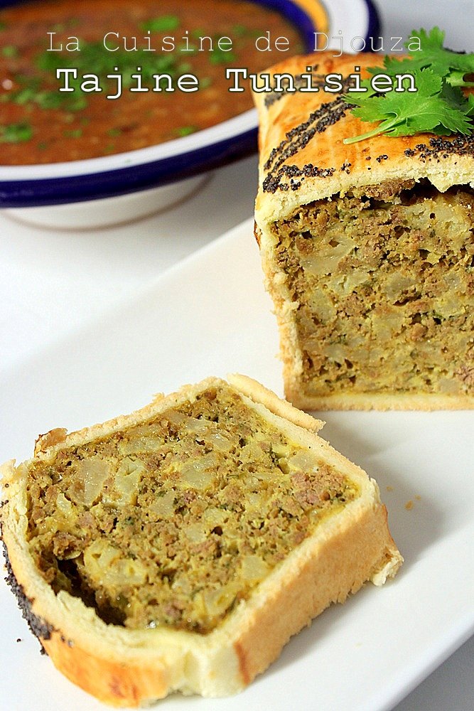 Tajine tunisien roulé en croûte